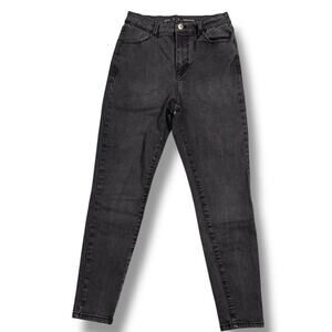 No Boundaries Womens Denim Blue Jean Skinny Jeans Black Size 9